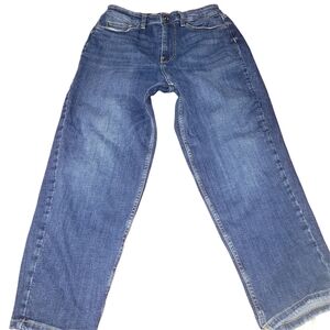 Guess Jaqueline Relaxed Fit Vintage Style High Rise Low Crotch Classic Jeans 28